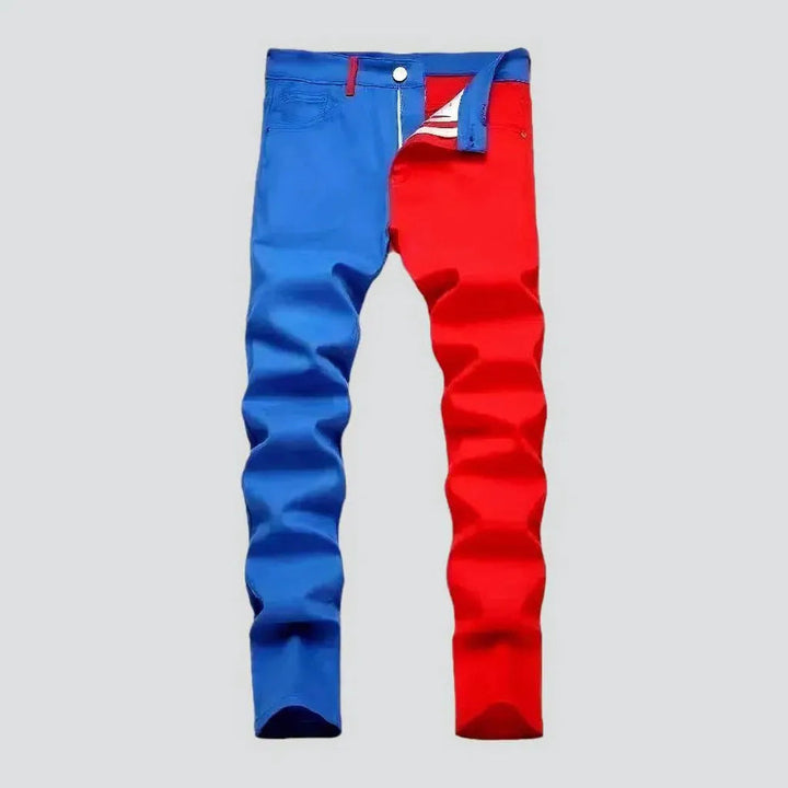 Color men's mid-waist jeans | Jeans4you.shop