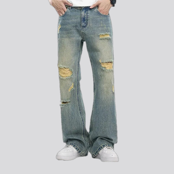 Stylish Loose Fit Bootcut Jeans for Men | Jeans4you.shop