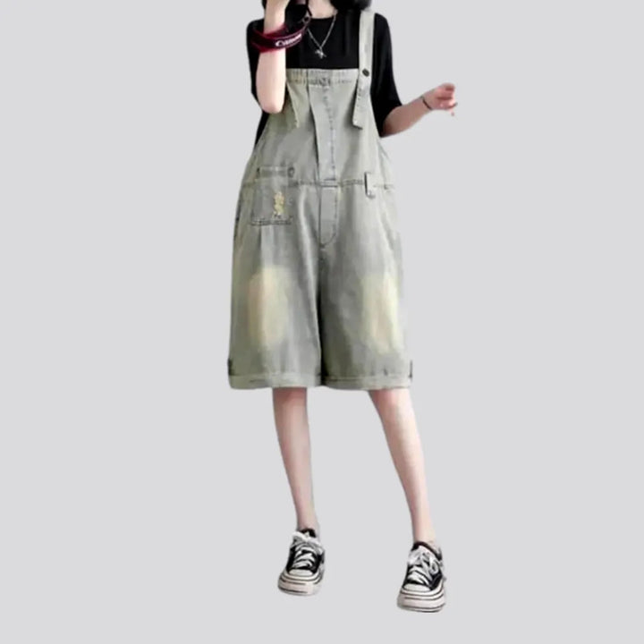 Vintage jean women's overall shorts | Jeans4you.shop